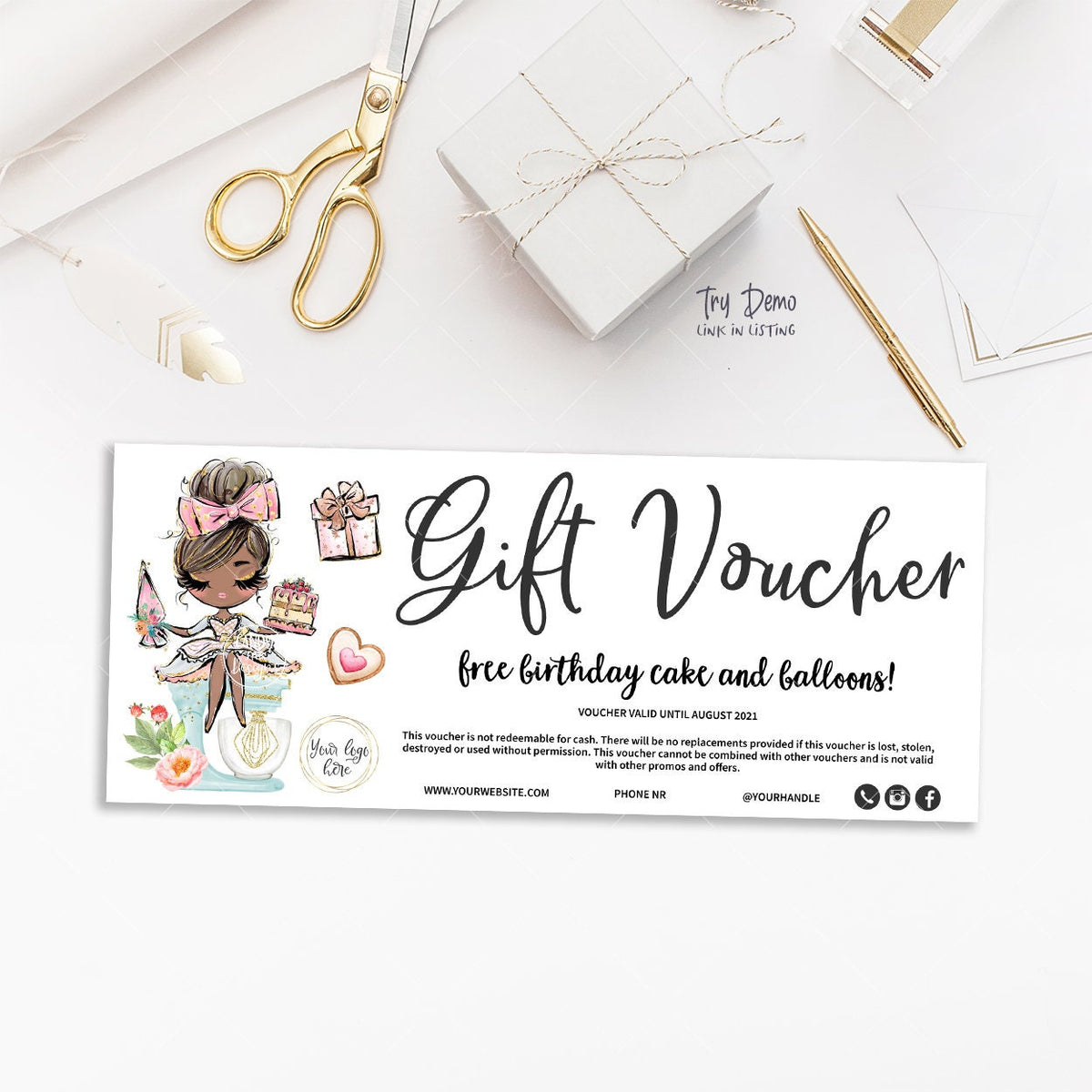 Bakery Gift Voucher, Pastry