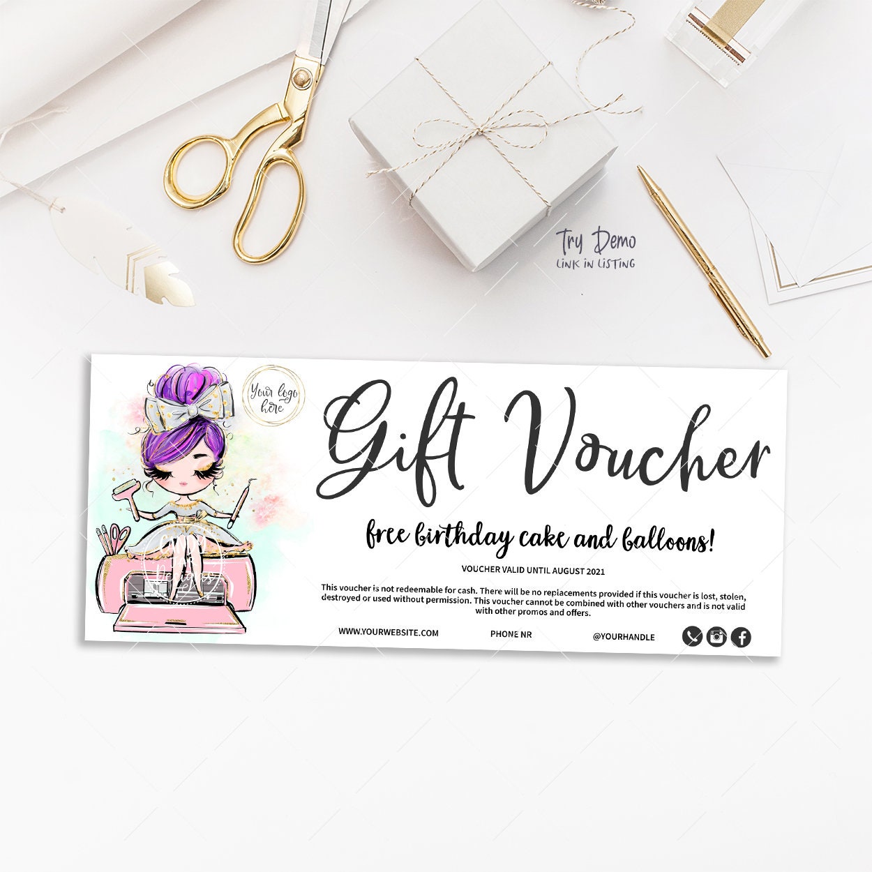 Handcrafter Business Gift Voucher, Crafting Shop