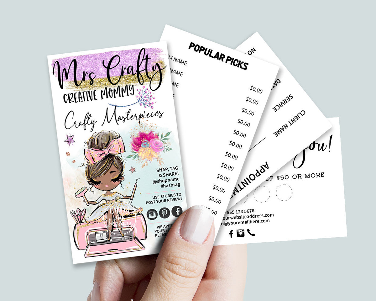 Handcrafter Business Card Set