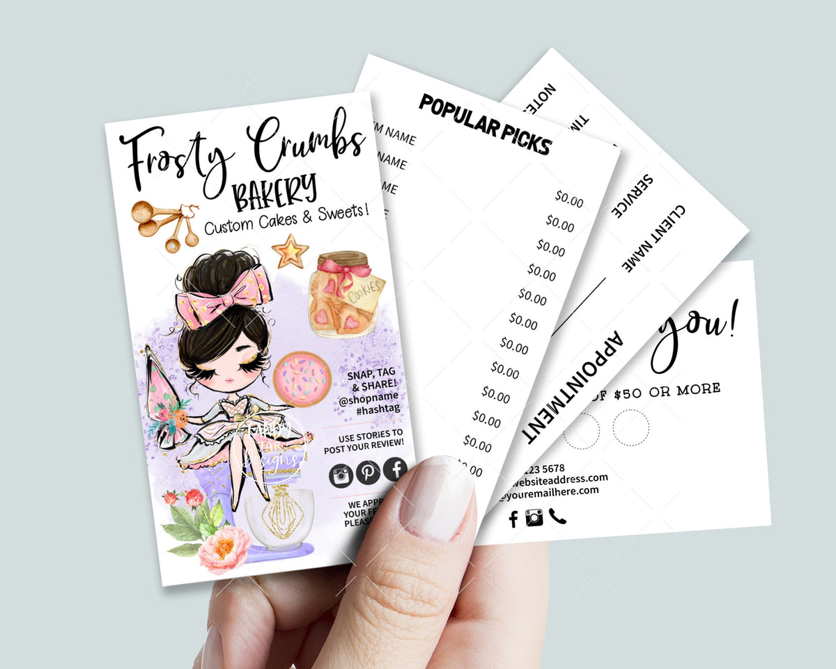 Cookie Baking Business Card Set